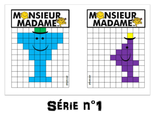 Pixel Art « Monsieur Madame »